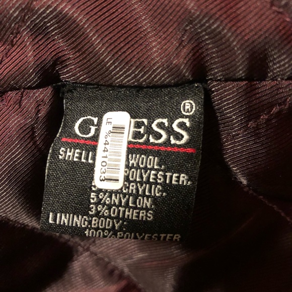 Guess wool mix men’s jacket with great lining - Picture 4 of 4